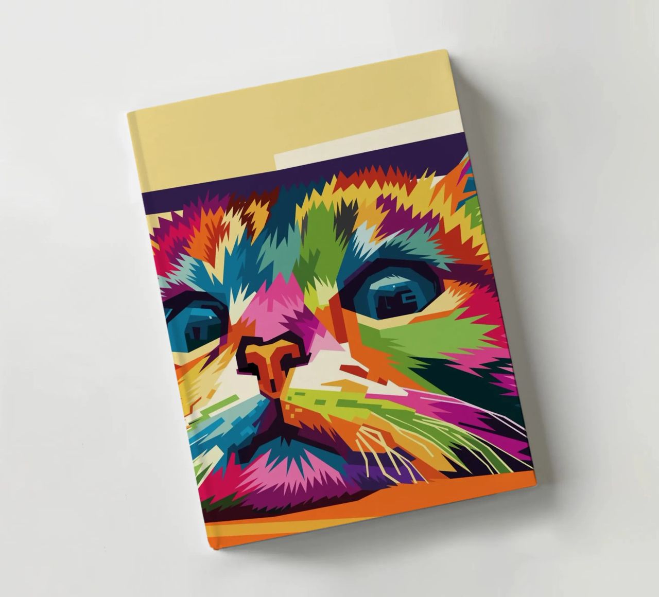Cat Style WPAP notebook by KP Artwork