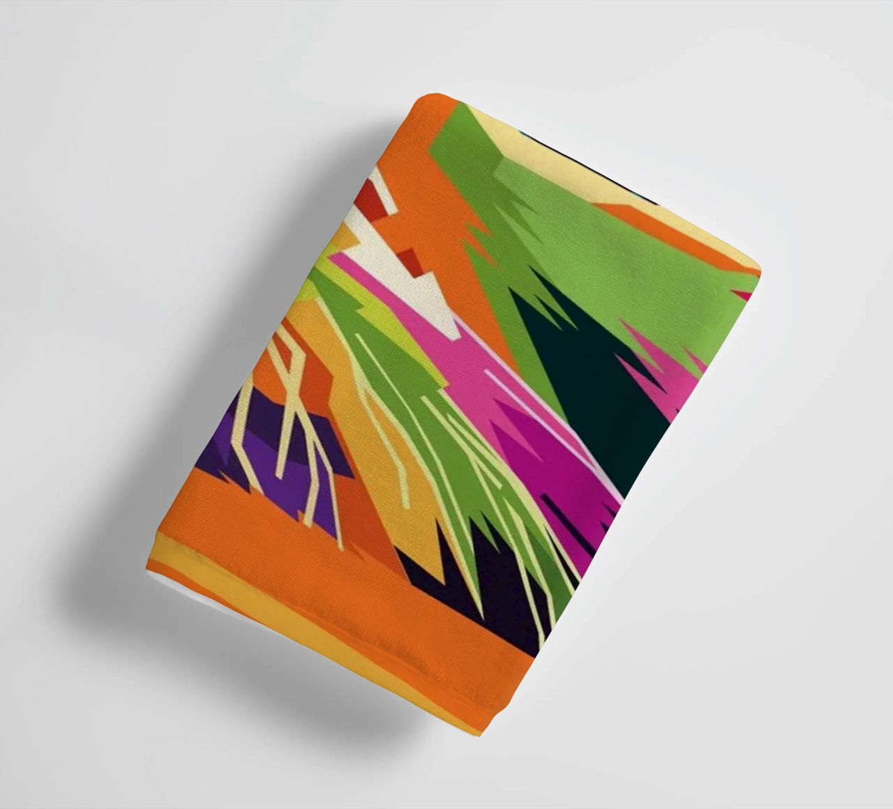 Cat Style WPAP towel by KP Artwork