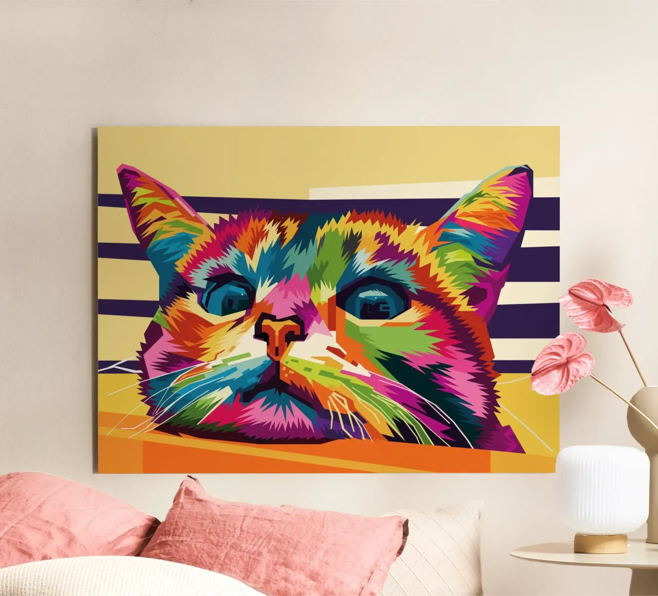 Stile gatto WPAP alluminio dibond da KP Artwork