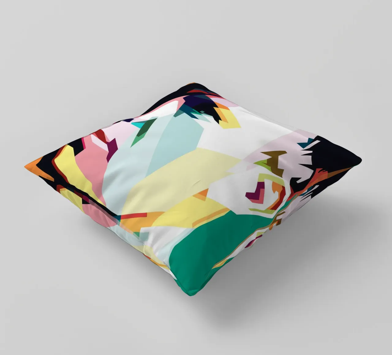 Sting Style WPAP decorative cushion by KP Artwork