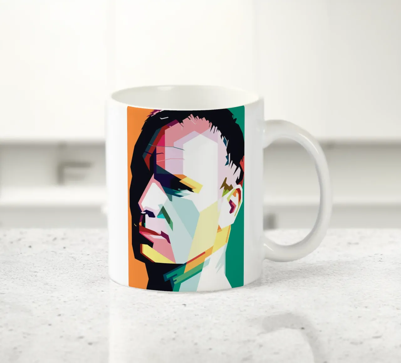 Sting Style WPAP Keramik Tasse von KP Artwork