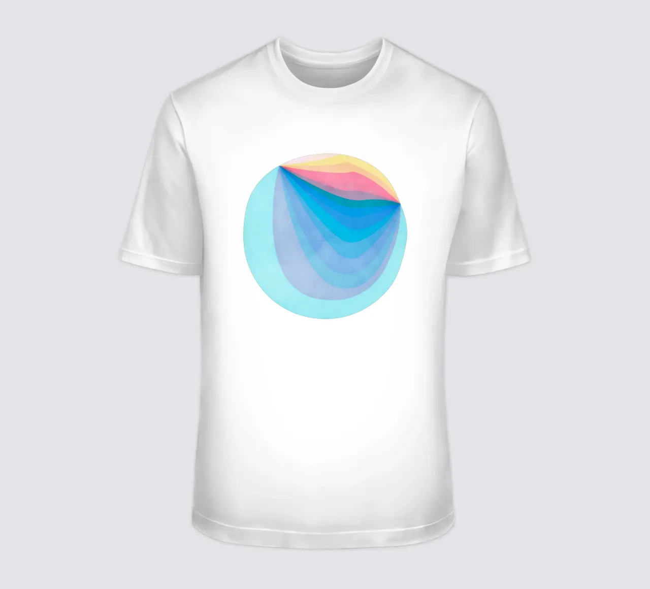 the blue t-shirt da lovely lines