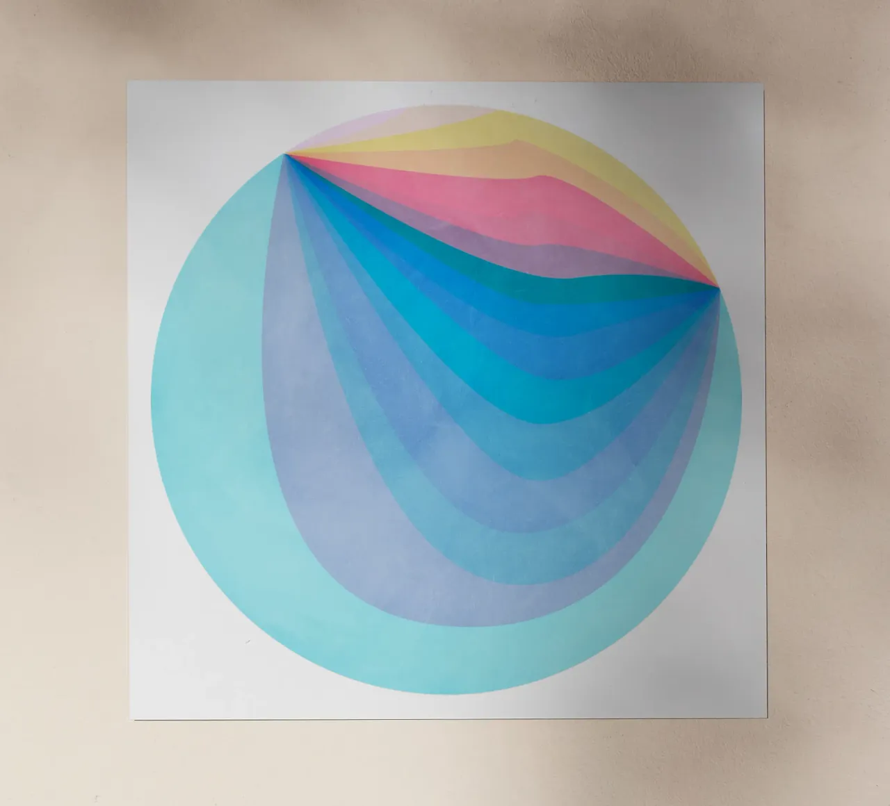 the blue Backlit Folie von Abstract 888