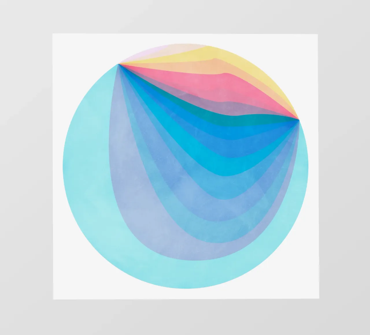 the blue Backlit Folie von Abstract 888