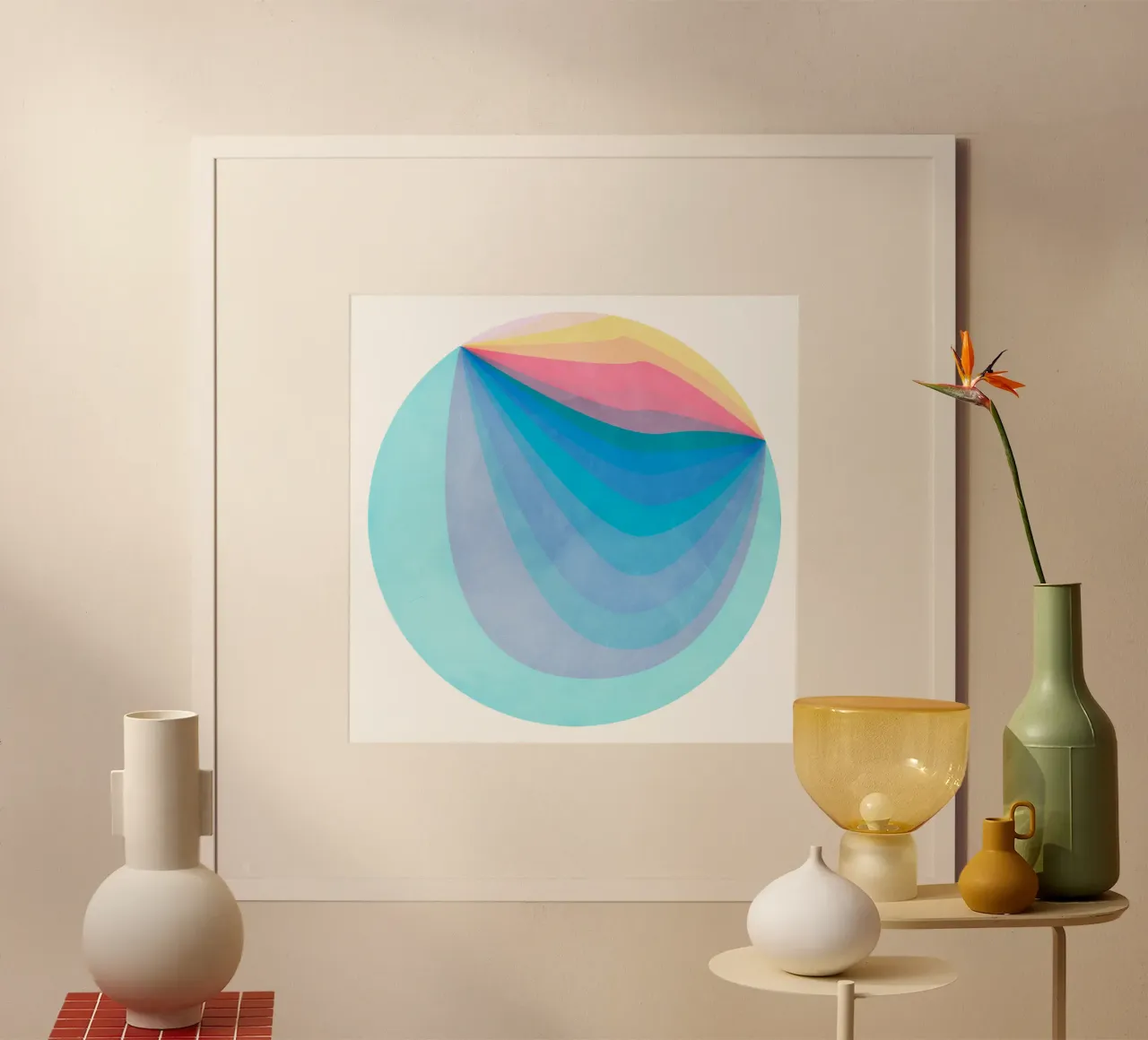 the blue poster da Abstract 888