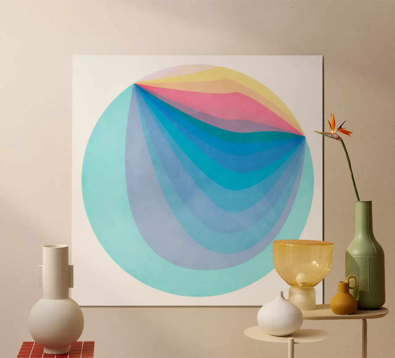 the blue poster da Abstract 888