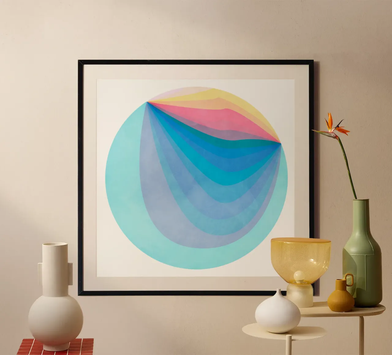 the blue poster da Abstract 888