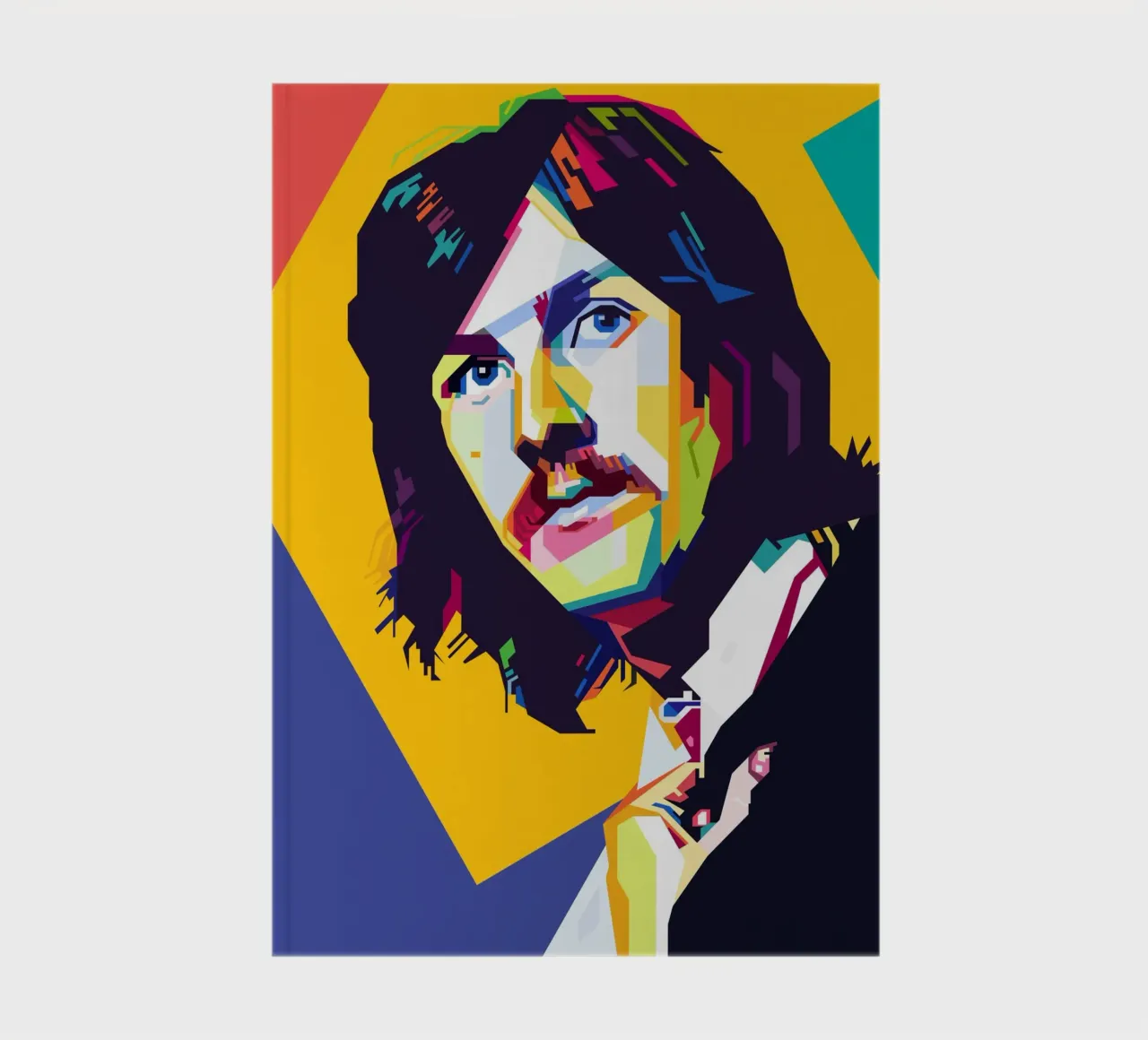 John Bonham Style WPAP notebook by KP Artwork