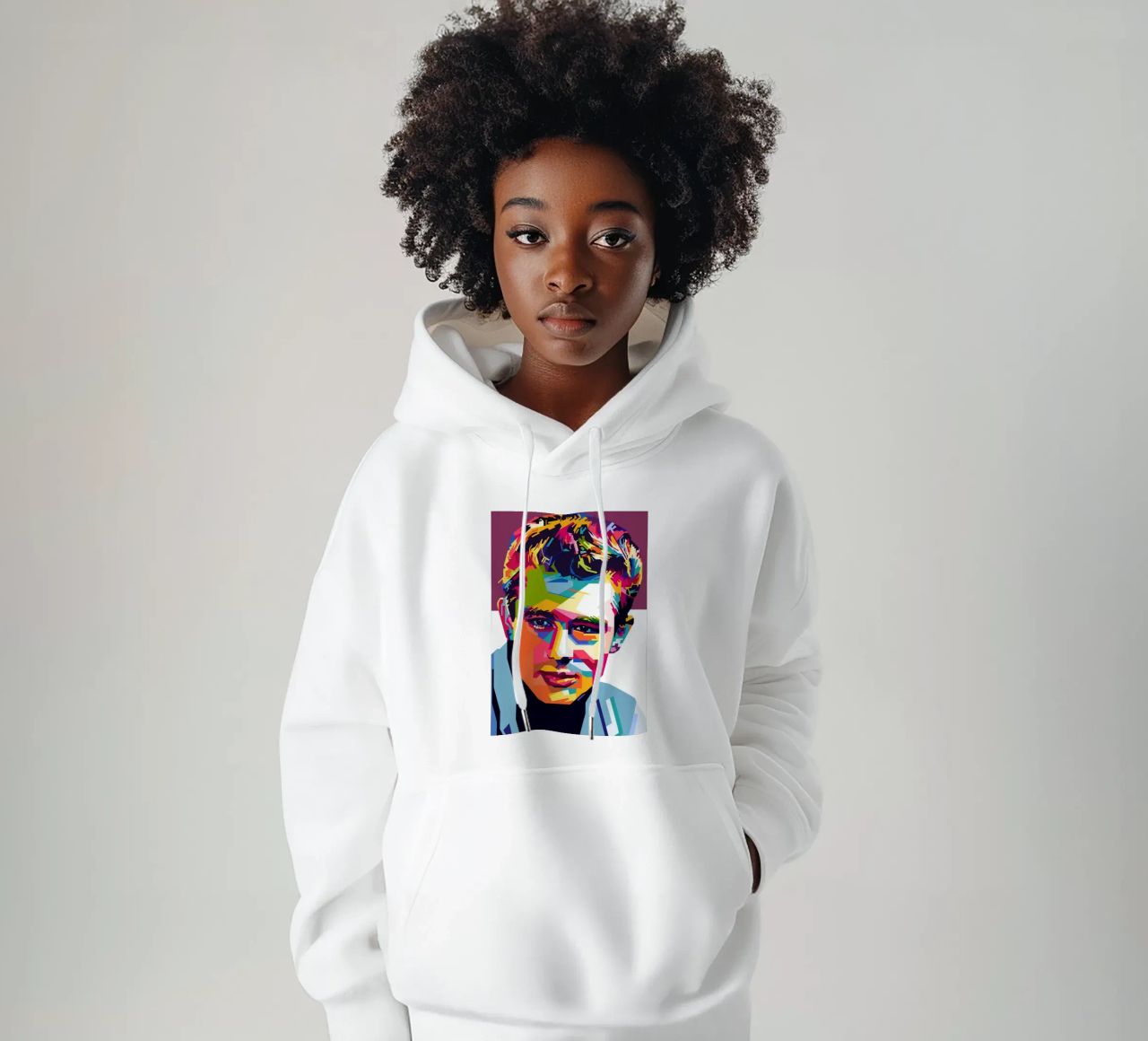 Stile James Dean WPAP felpa con cappuccio da KP Artwork