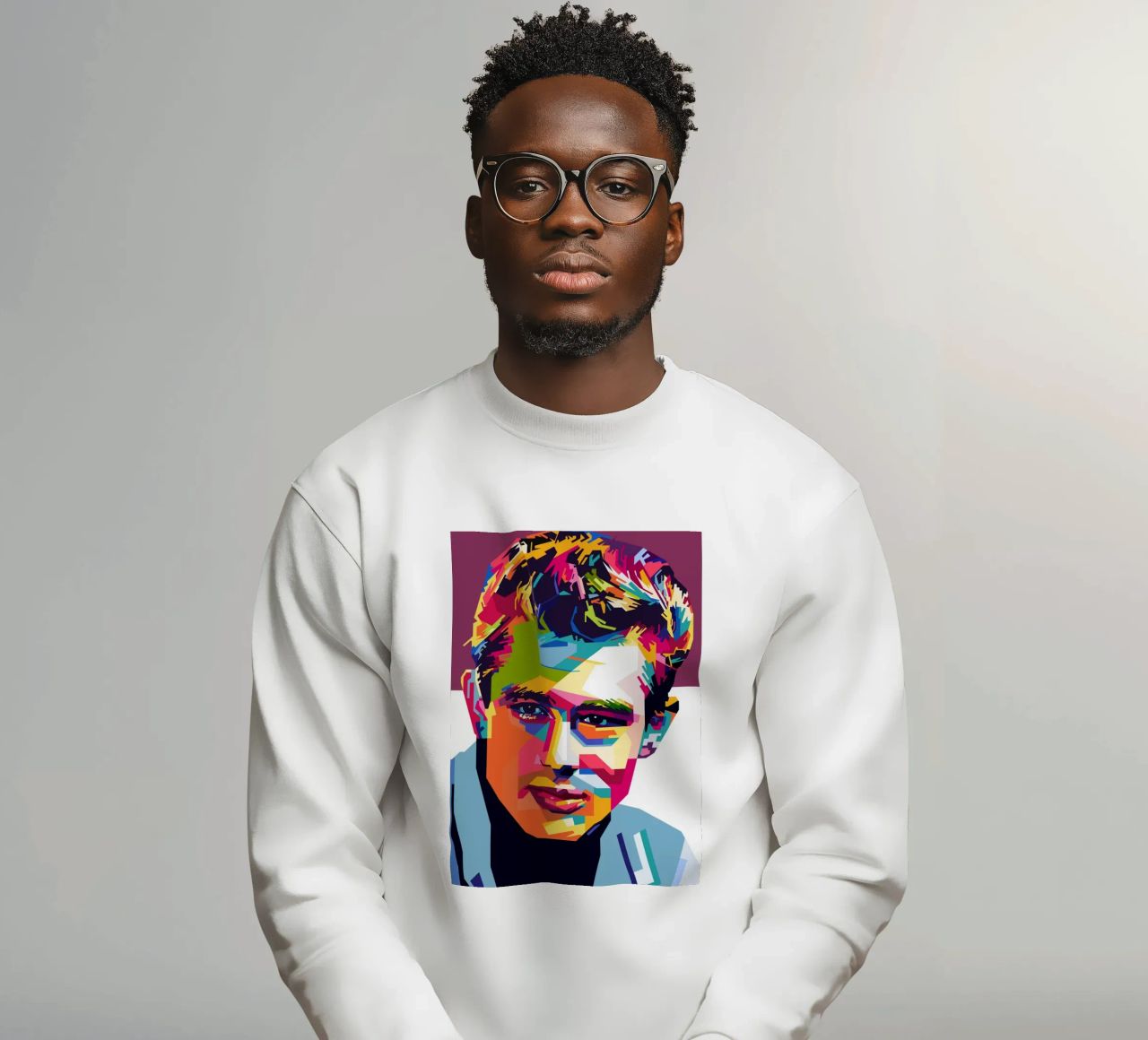 Stile James Dean WPAP felpa da KP Artwork