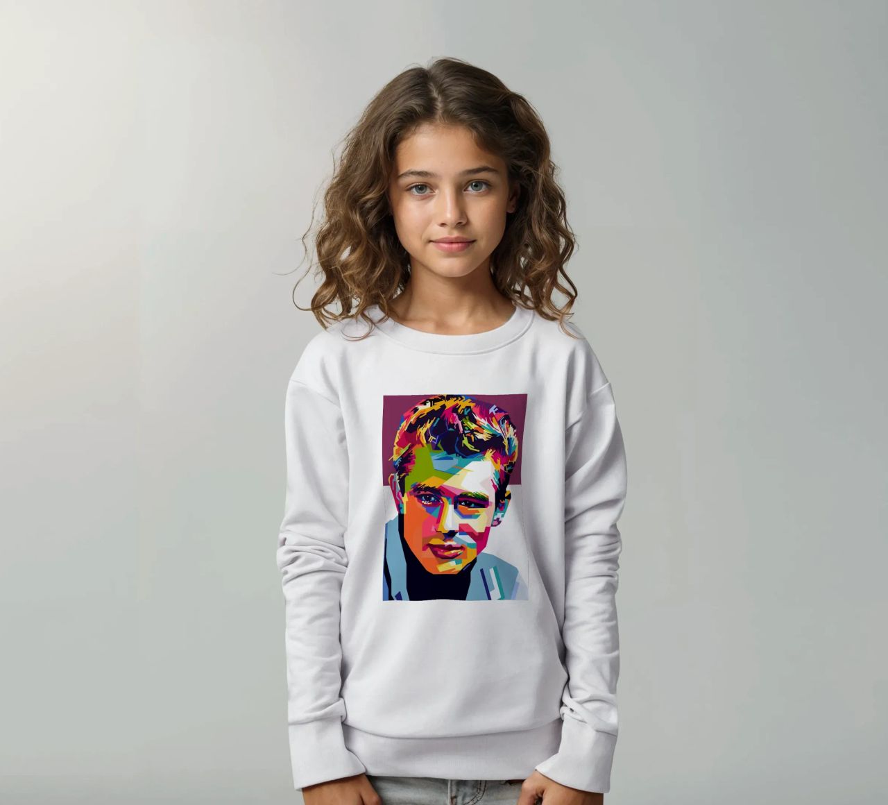Stile James Dean WPAP felpa bambino da KP Artwork