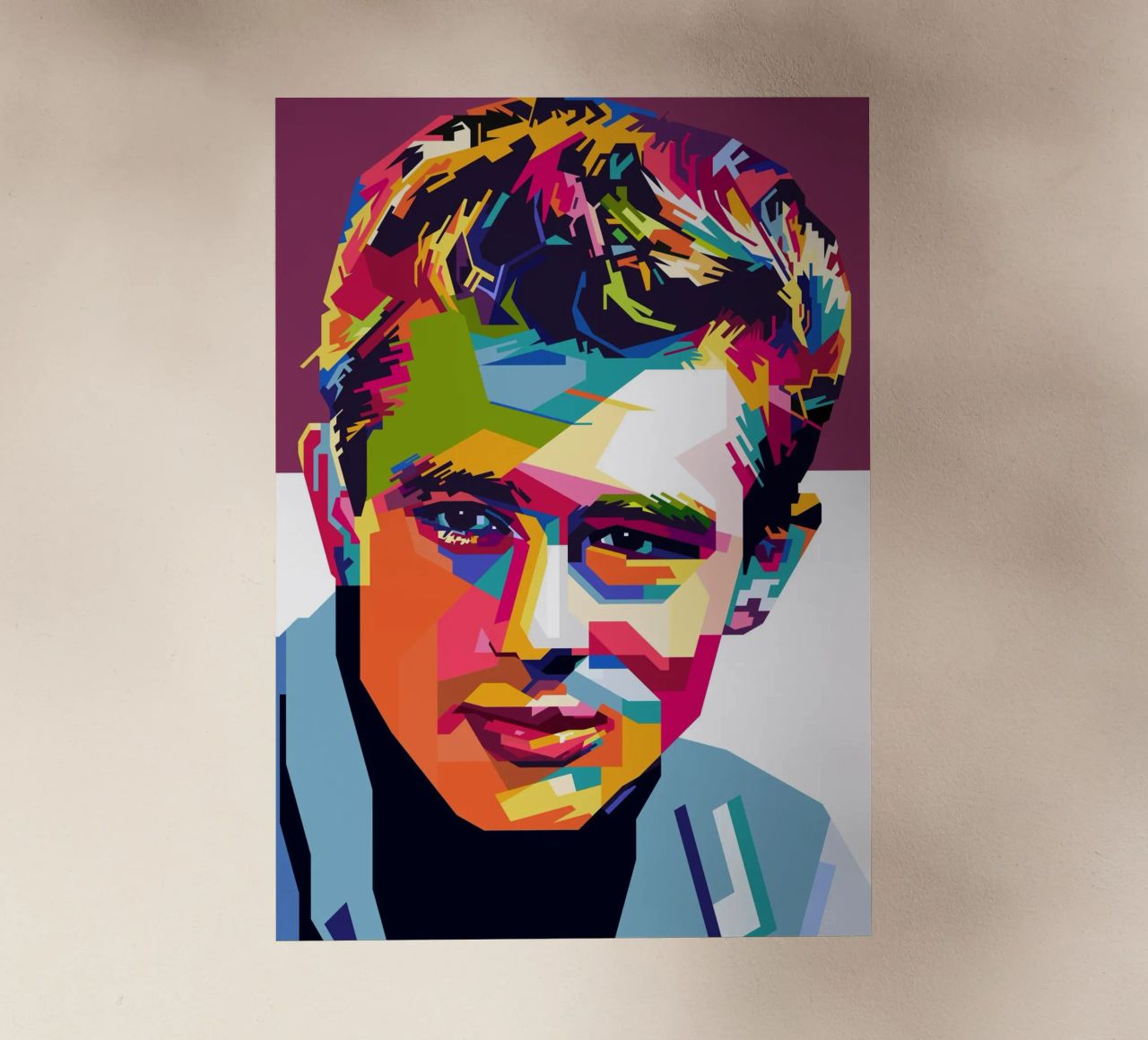 Stile James Dean WPAP pellicola backlit da KP Artwork
