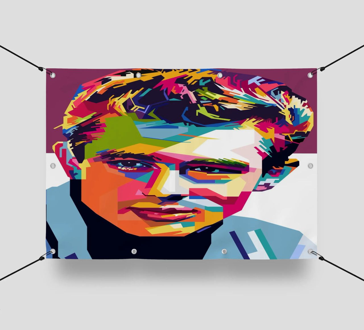 Stile James Dean WPAP telo in pvc da KP Artwork