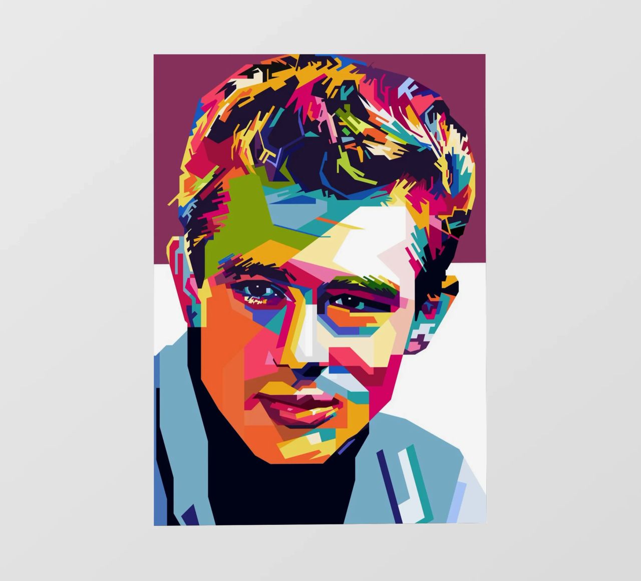 Stile James Dean WPAP telo in pvc da KP Artwork