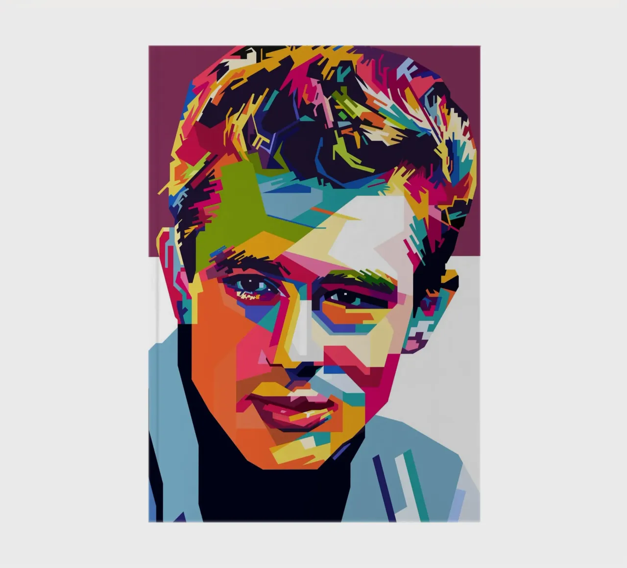 Style James Dean WPAP carnet de notes de KP Artwork