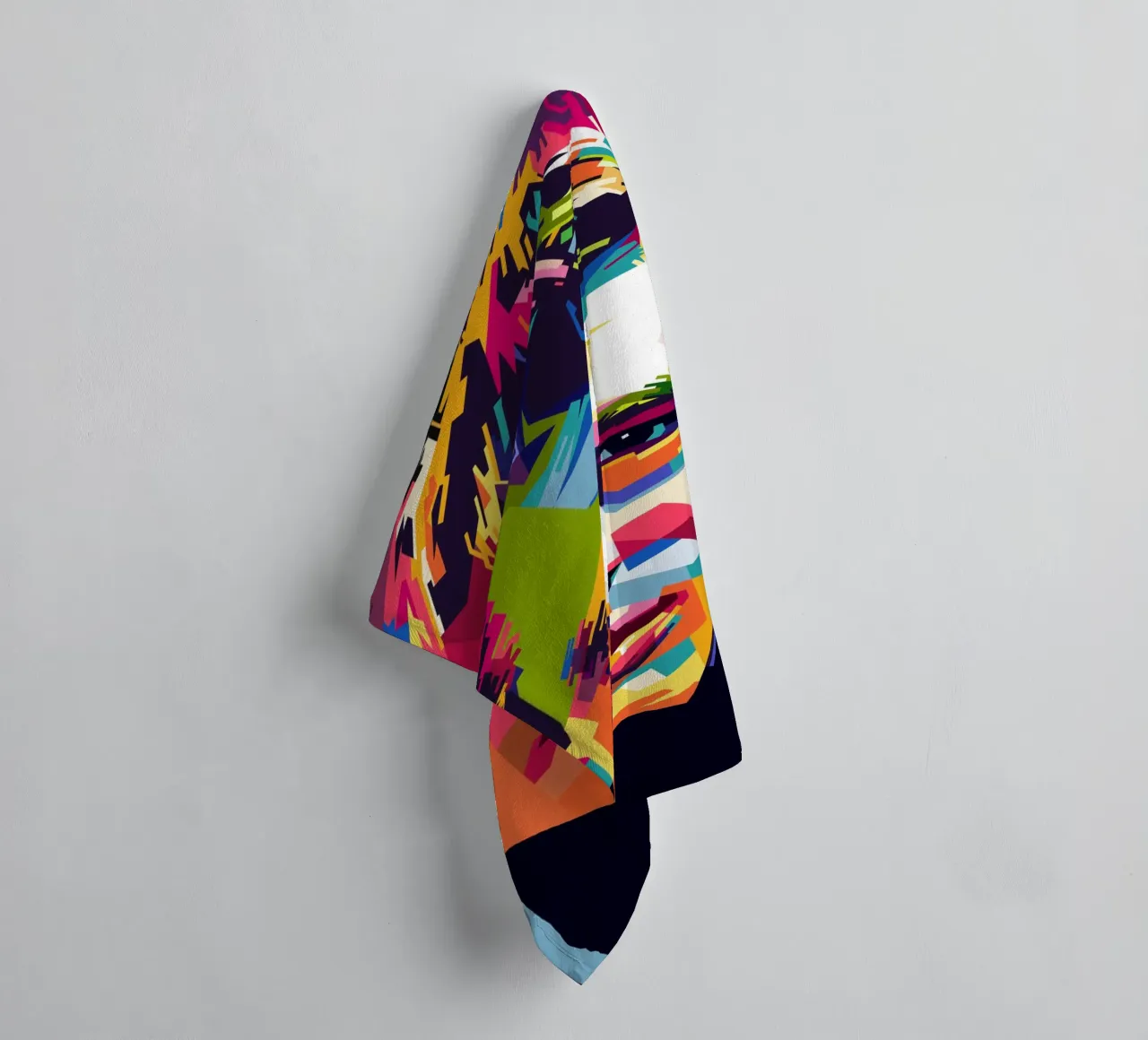 James Dean Style WPAP towel by KP Artwork