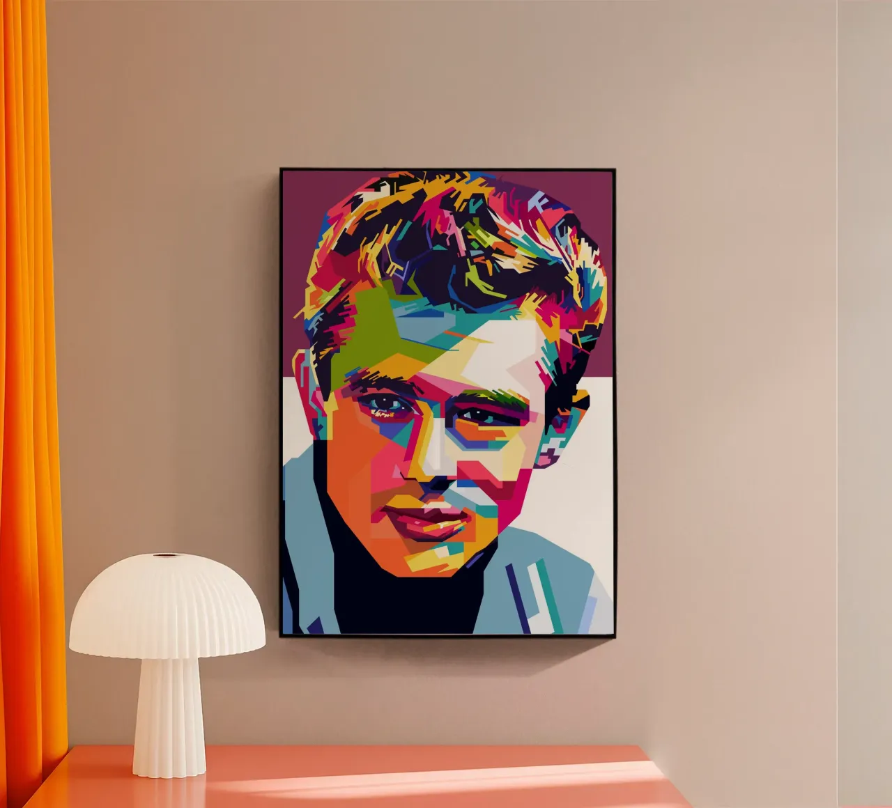 Stile James Dean WPAP plexiglass da KP Artwork