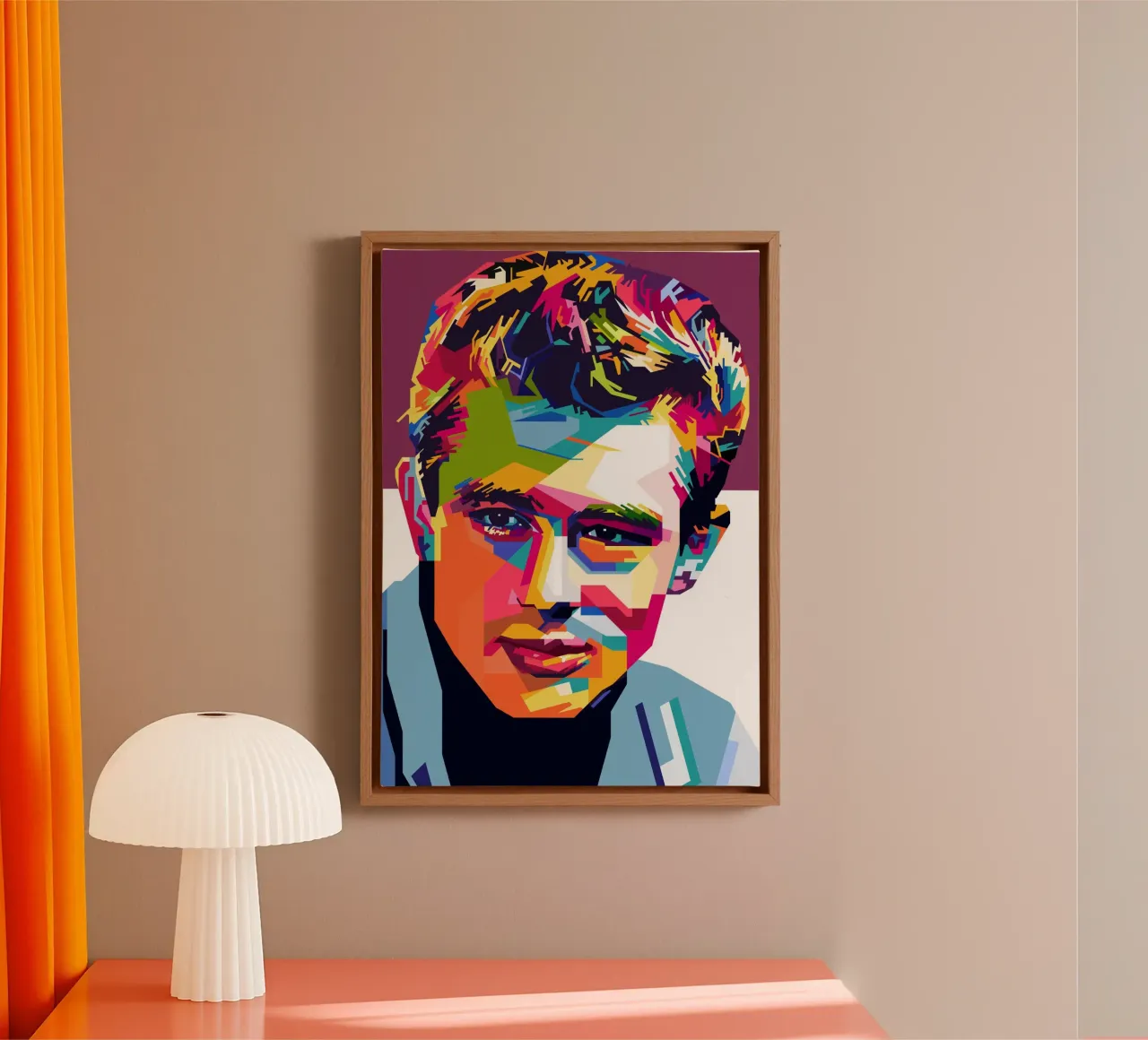 James Dean Style WPAP canvas by KP Artwork