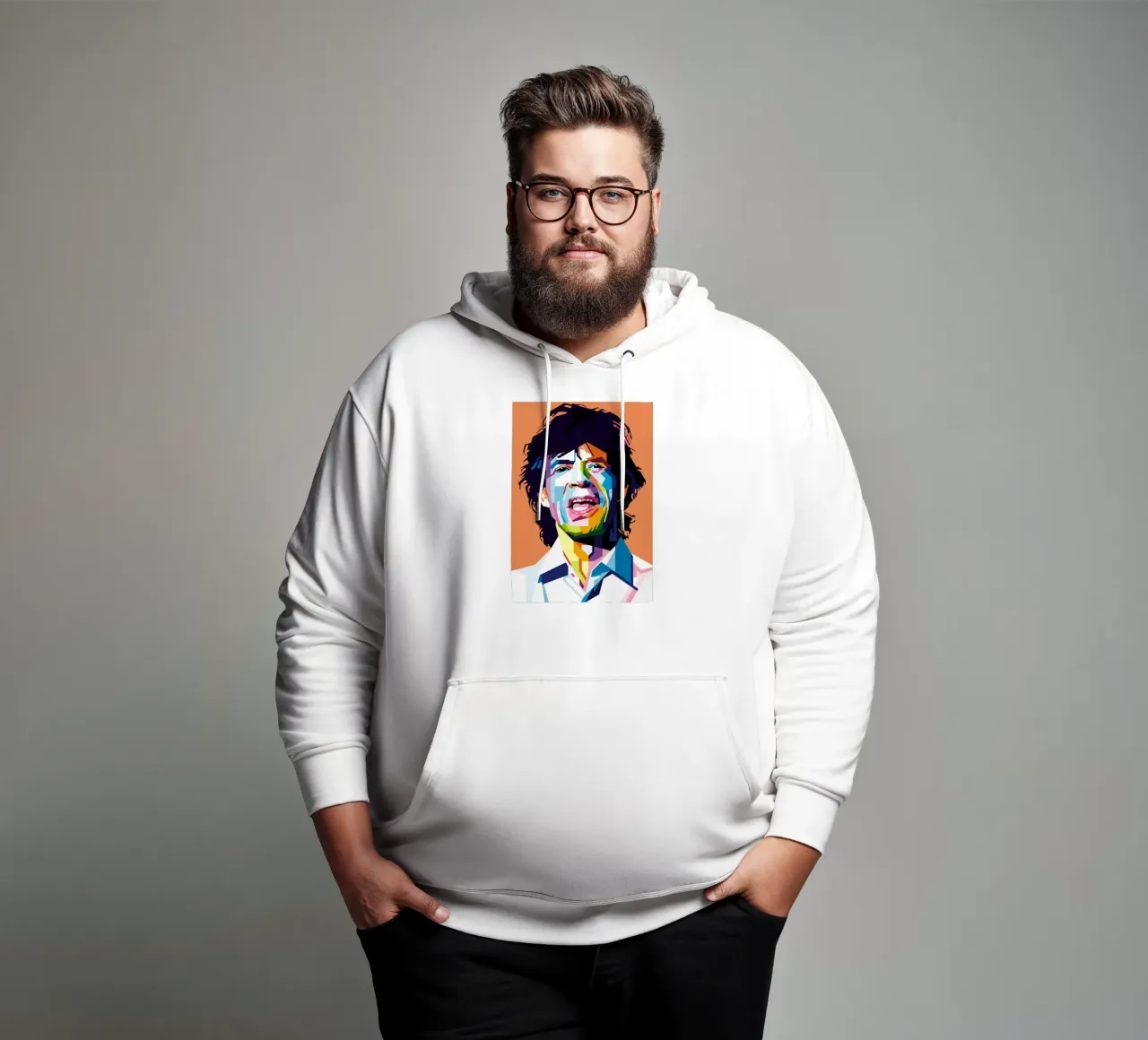 Rockers Legend Style WPAP sudadera con capucha de KP Artwork