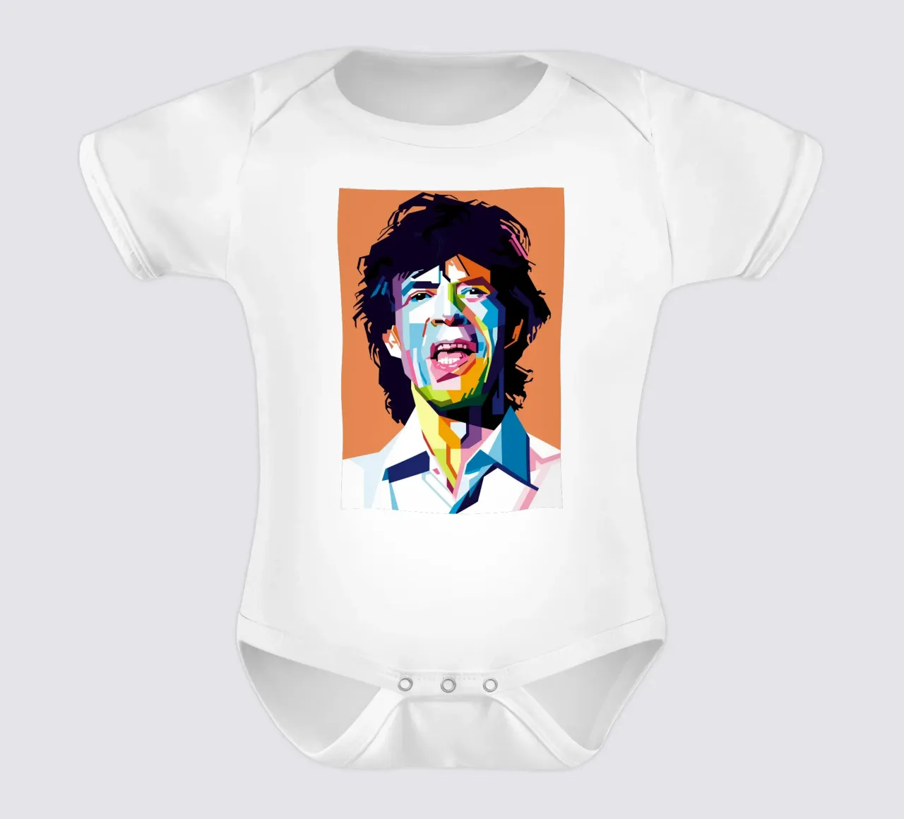 Rockers Legend Style WPAP body neonato maniche corte da KP Artwork