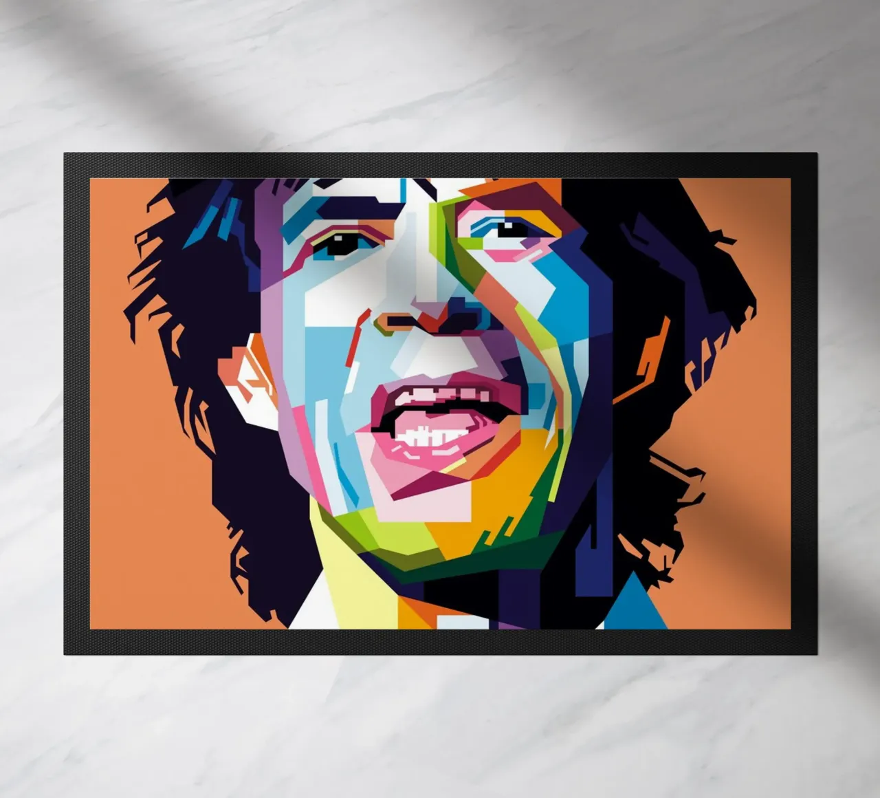 Rockers Legend Style WPAP felpudo de KP Artwork