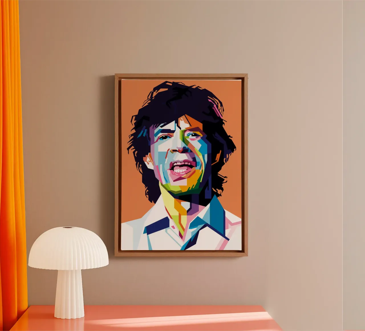 Rockers Legend Style WPAP tela con Cornice a cassetta da KP Artwork