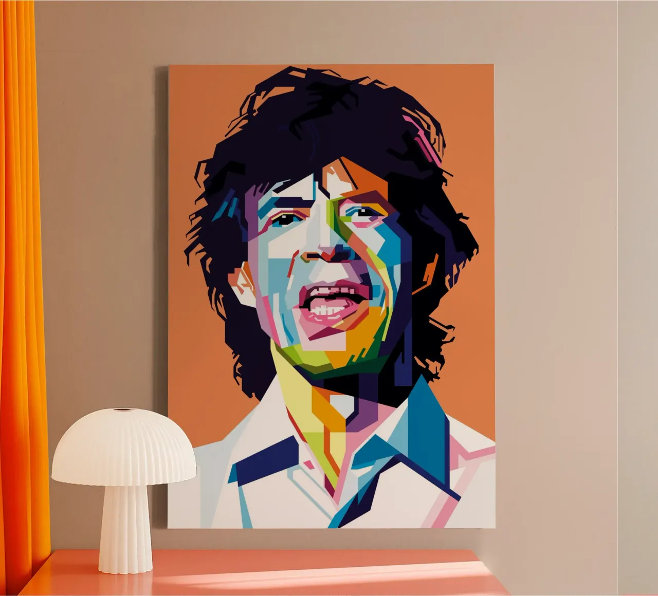 Rockers Legend Style WPAP tela con Cornice a cassetta da KP Artwork