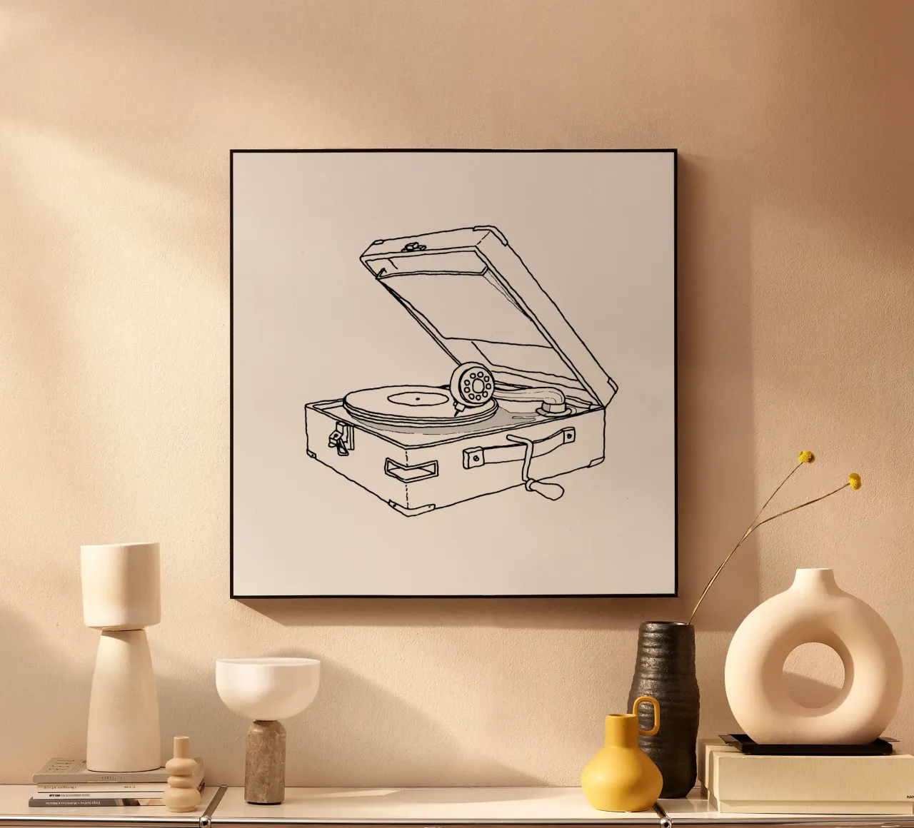 Grammofono portatile plexiglass da Face & Content