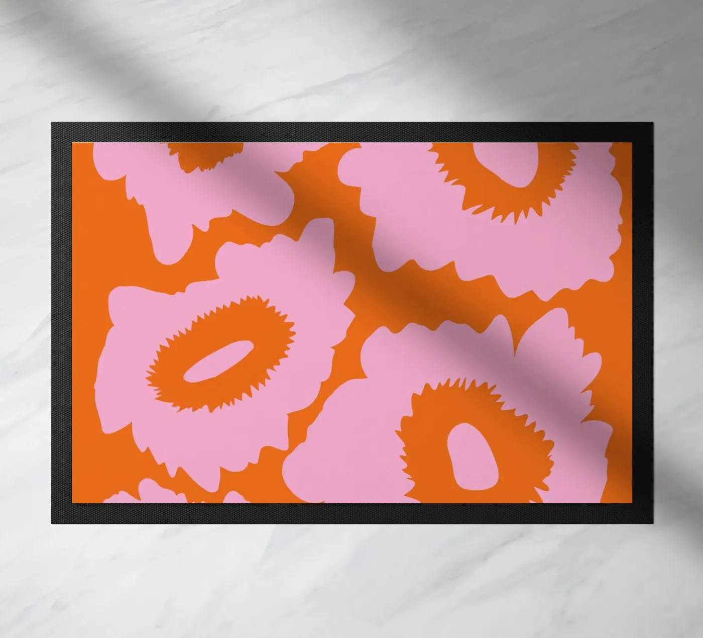 Bloemengekte deurmat van Miho Art Studio