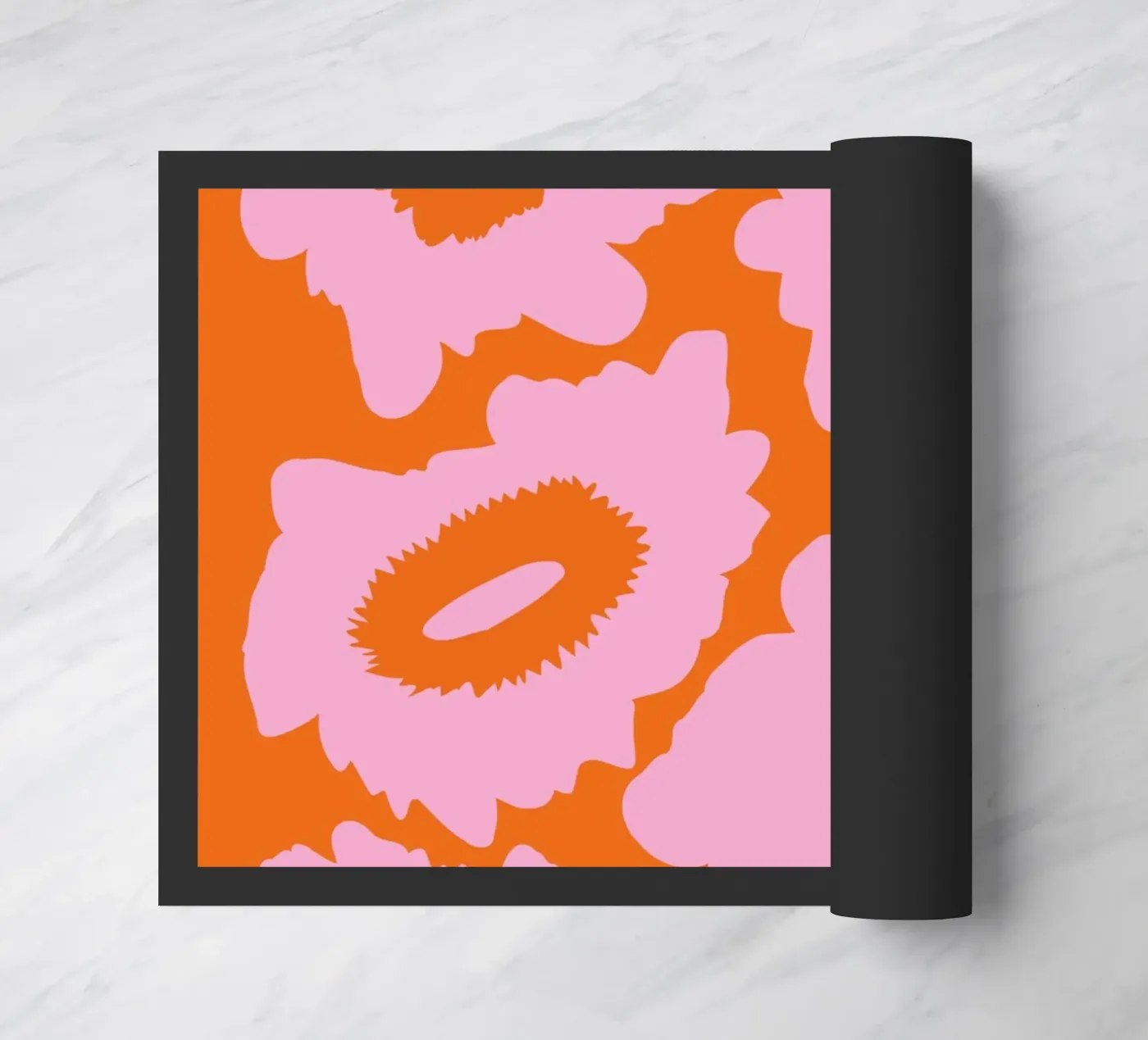 Bloemengekte deurmat van Miho Art Studio