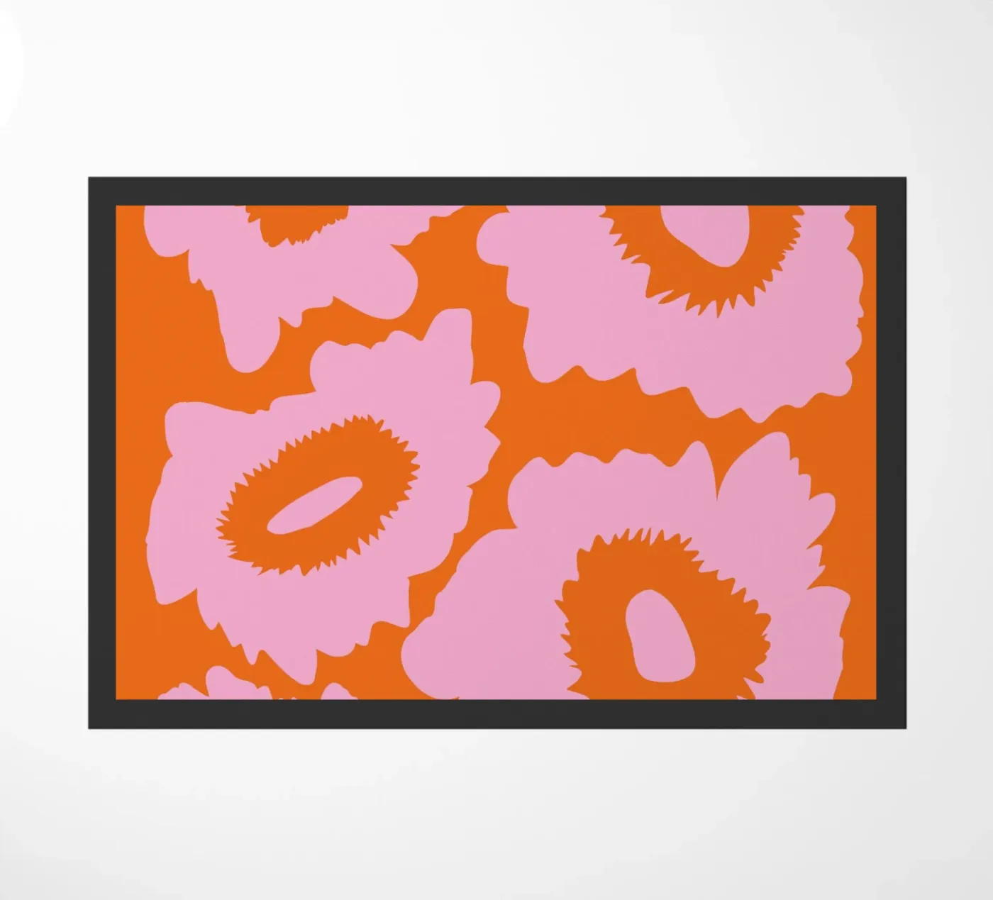 Bloemengekte deurmat van Miho Art Studio