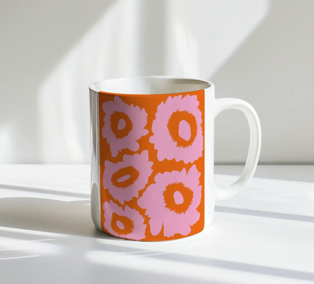 Frenesia floreale tazza in ceramica da Miho Art Studio