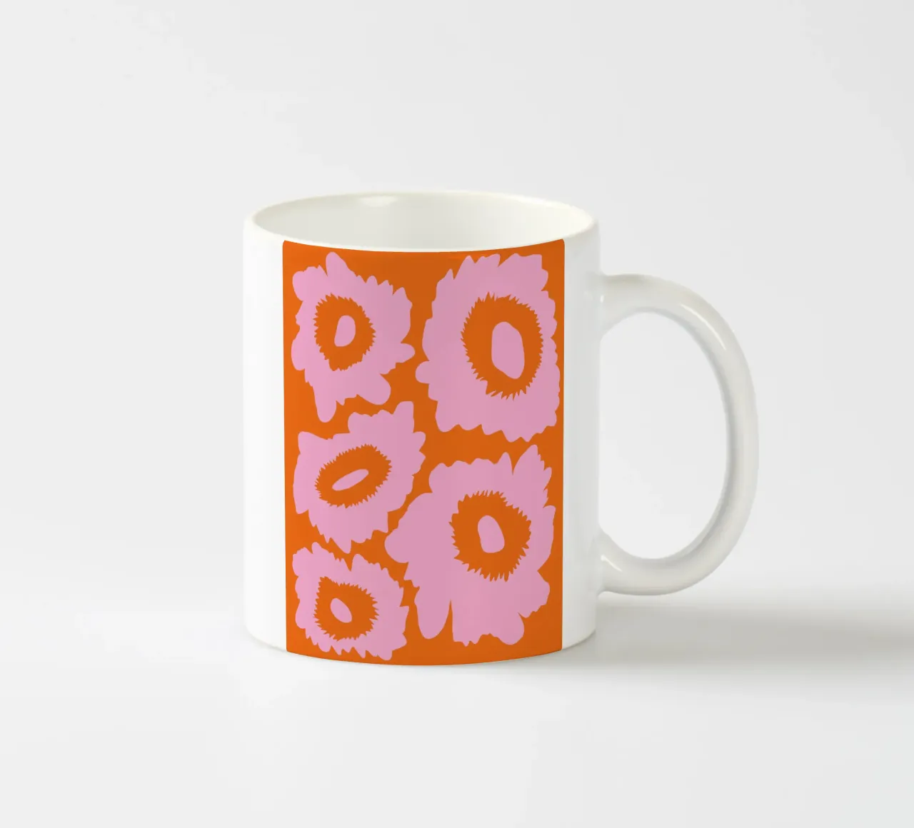 Frenesia floreale tazza in ceramica da Miho Art Studio