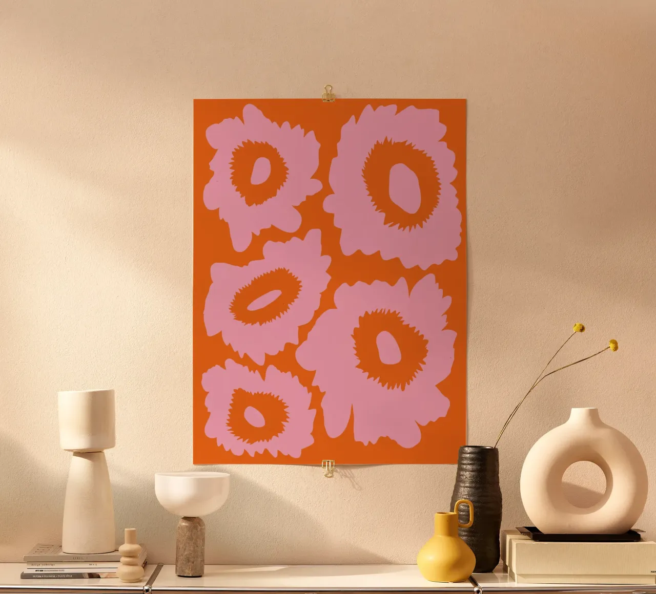 Frenesia floreale poster da Miho Art Studio