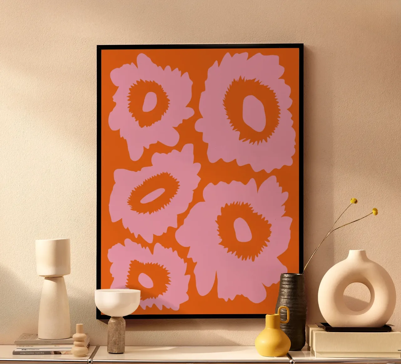 Frenesia floreale poster da Miho Art Studio