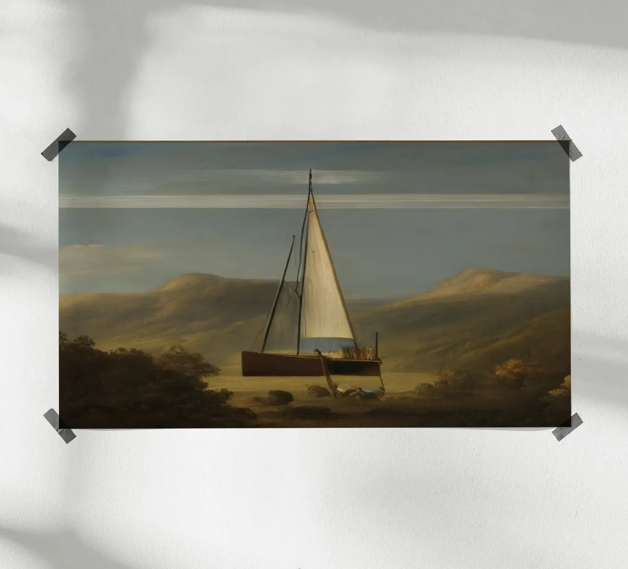 Sailboat poster by Impressionismus by LK