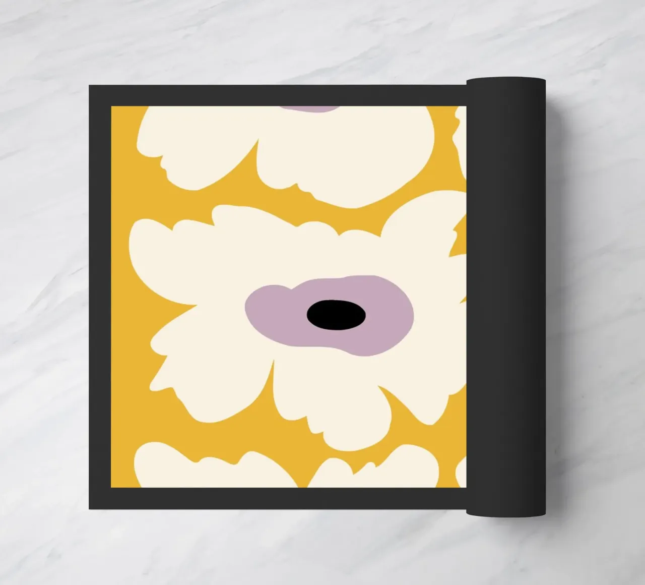 Papavero fresco in giallo zerbino da Miho Art Studio