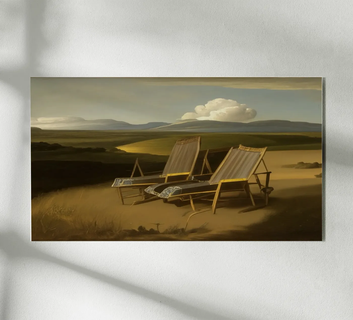 Sun loungers acryl van Impressionismus by LK