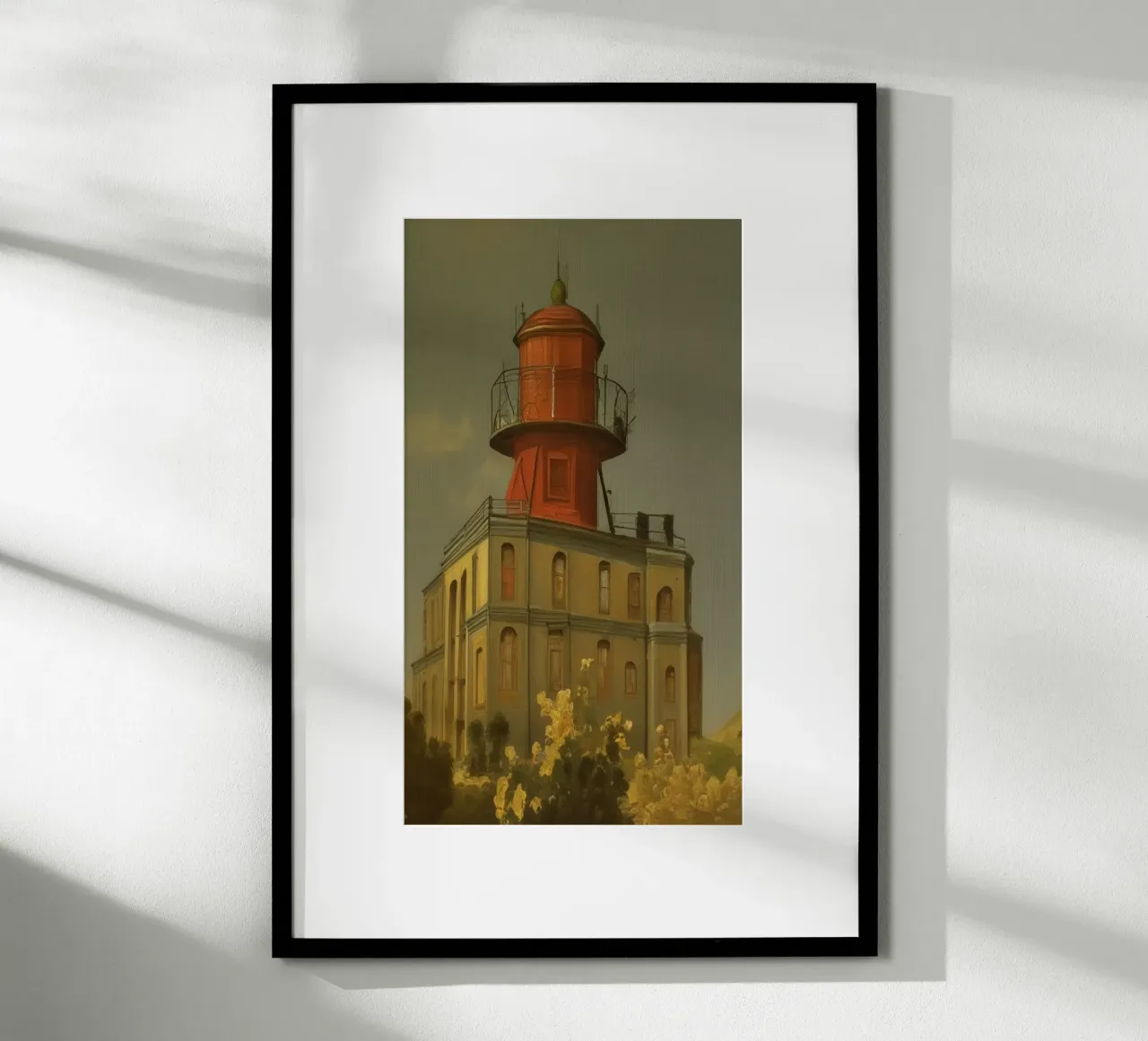 old lighthouse poster by Impressionismus by LK