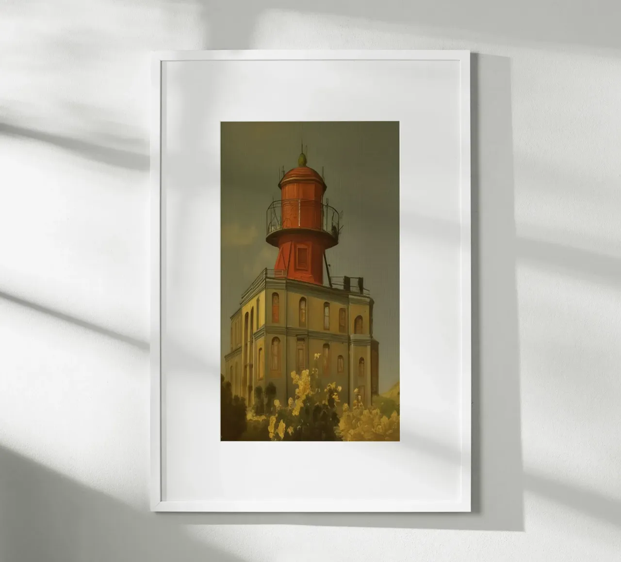 old lighthouse poster by Impressionismus by LK