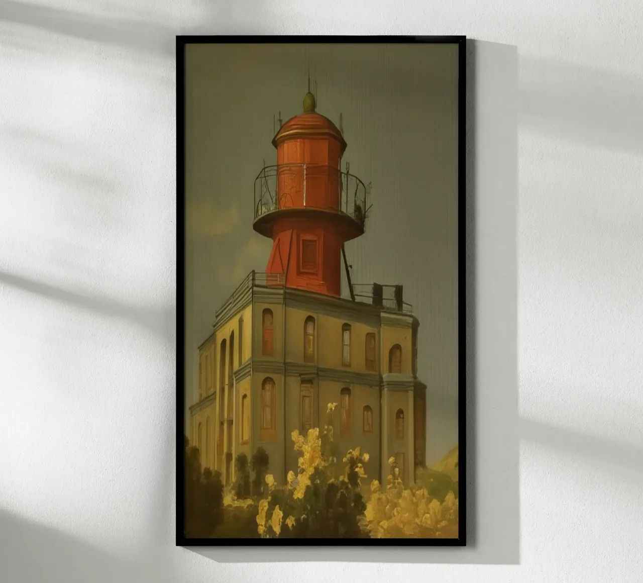 old lighthouse poster by Impressionismus by LK