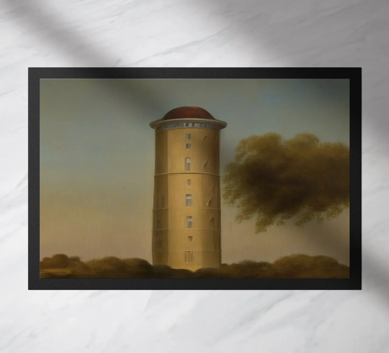 Observation tower doormat by Impressionismus by LK