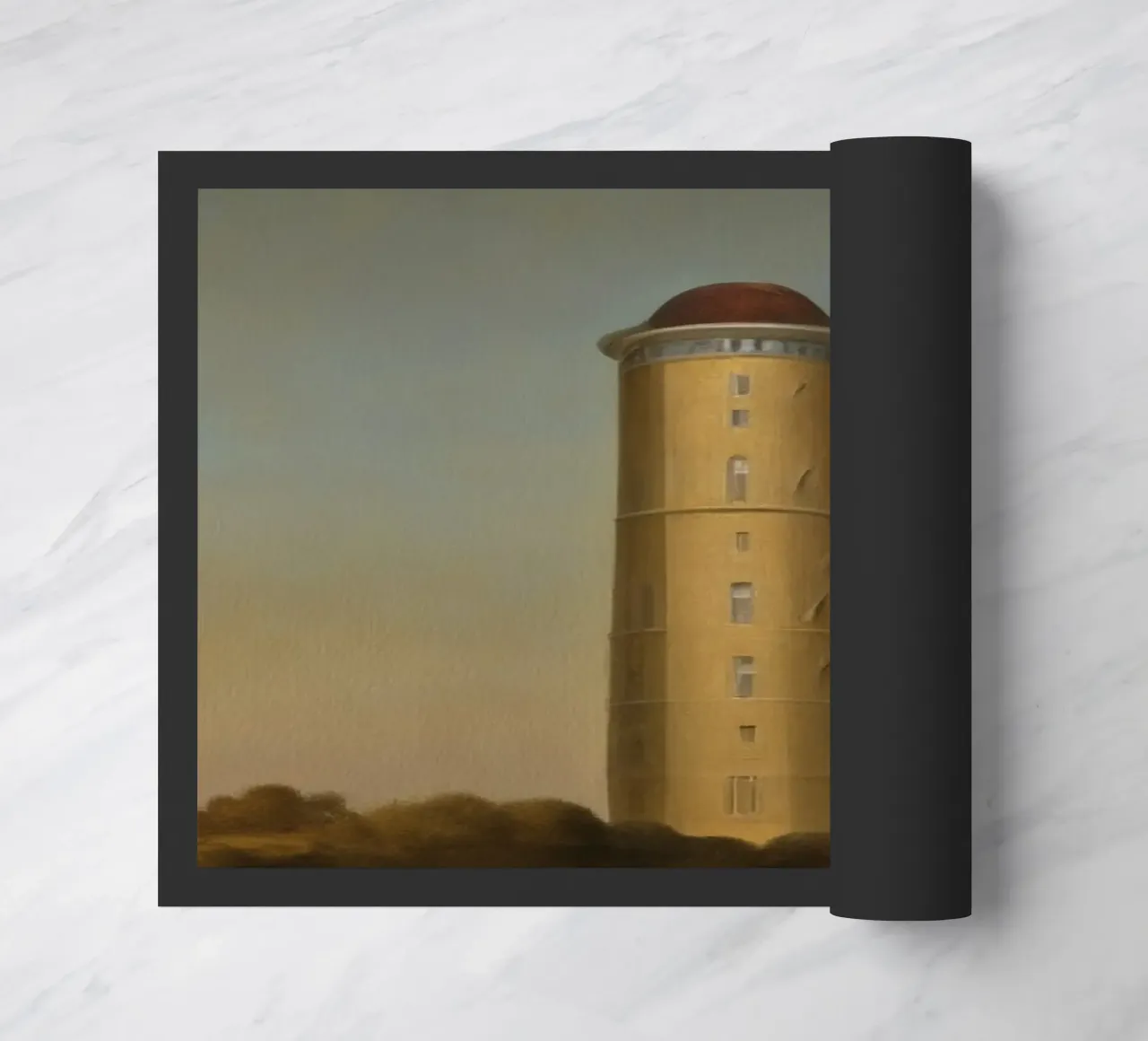 Observation tower doormat by Impressionismus by LK