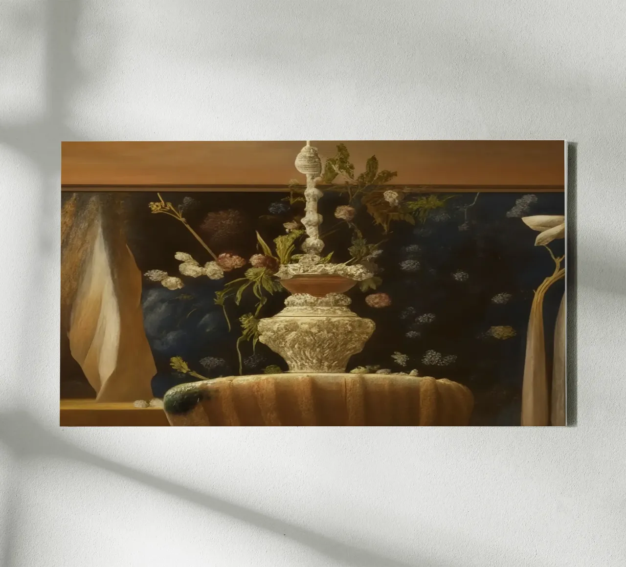 Fontana d'acqua tela con Cornice a cassetta da Impressionismus by LK