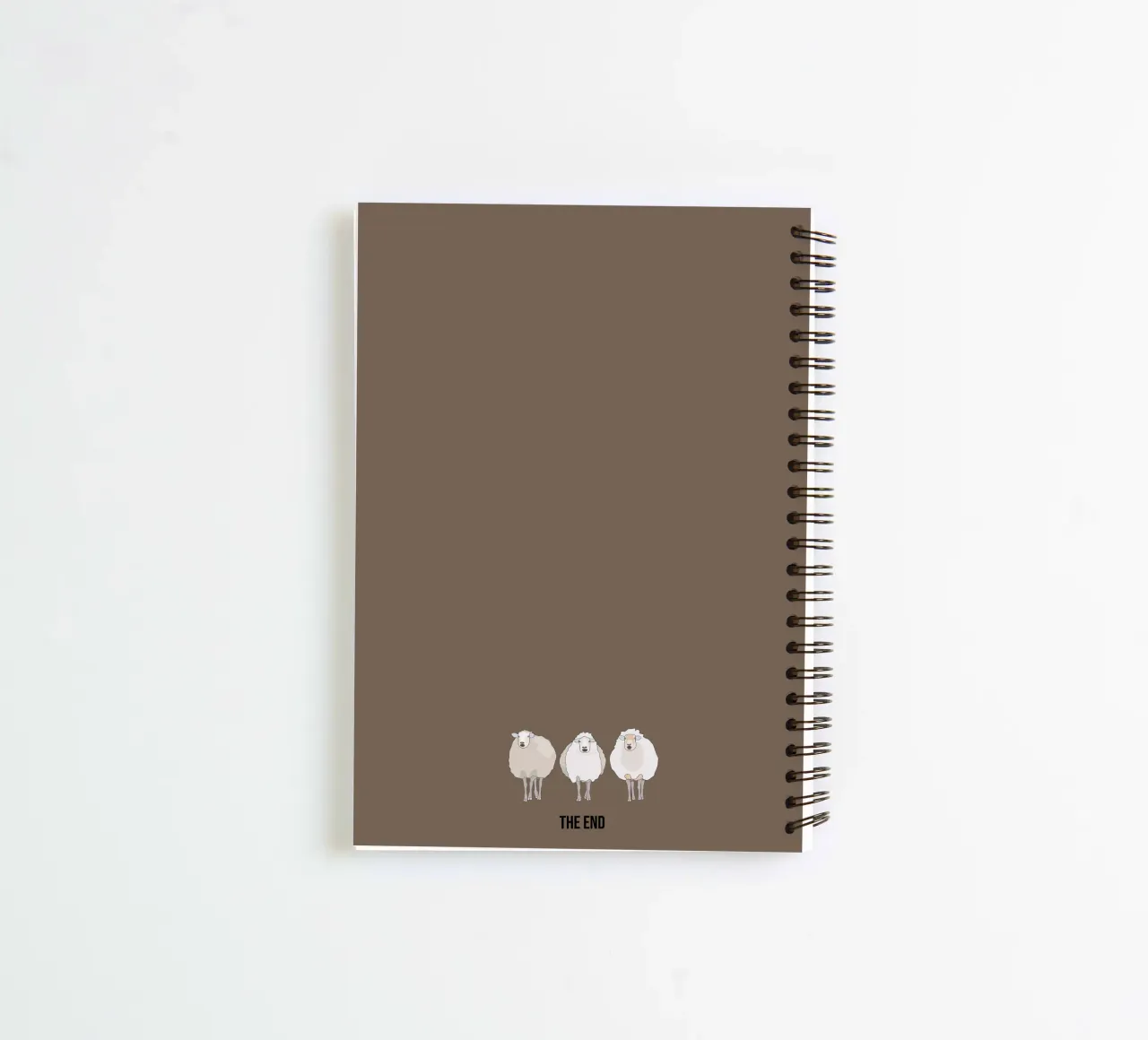 Three sheep spiral notebook by Face & Content