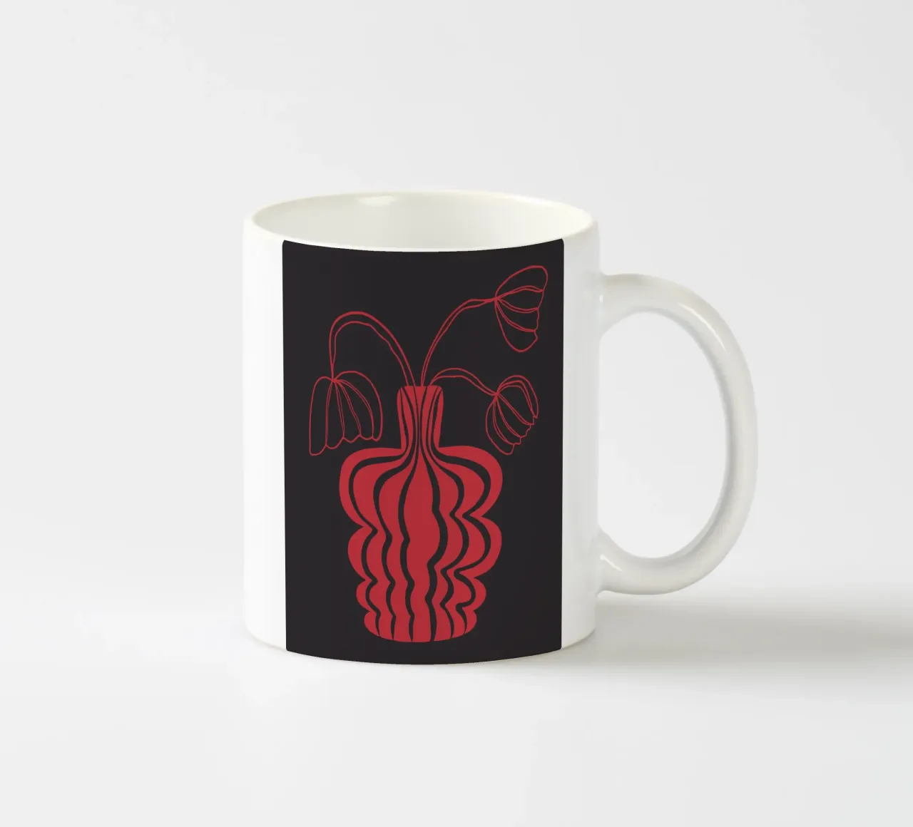 Notte dei tulipani tazza in ceramica da Miho Art Studio