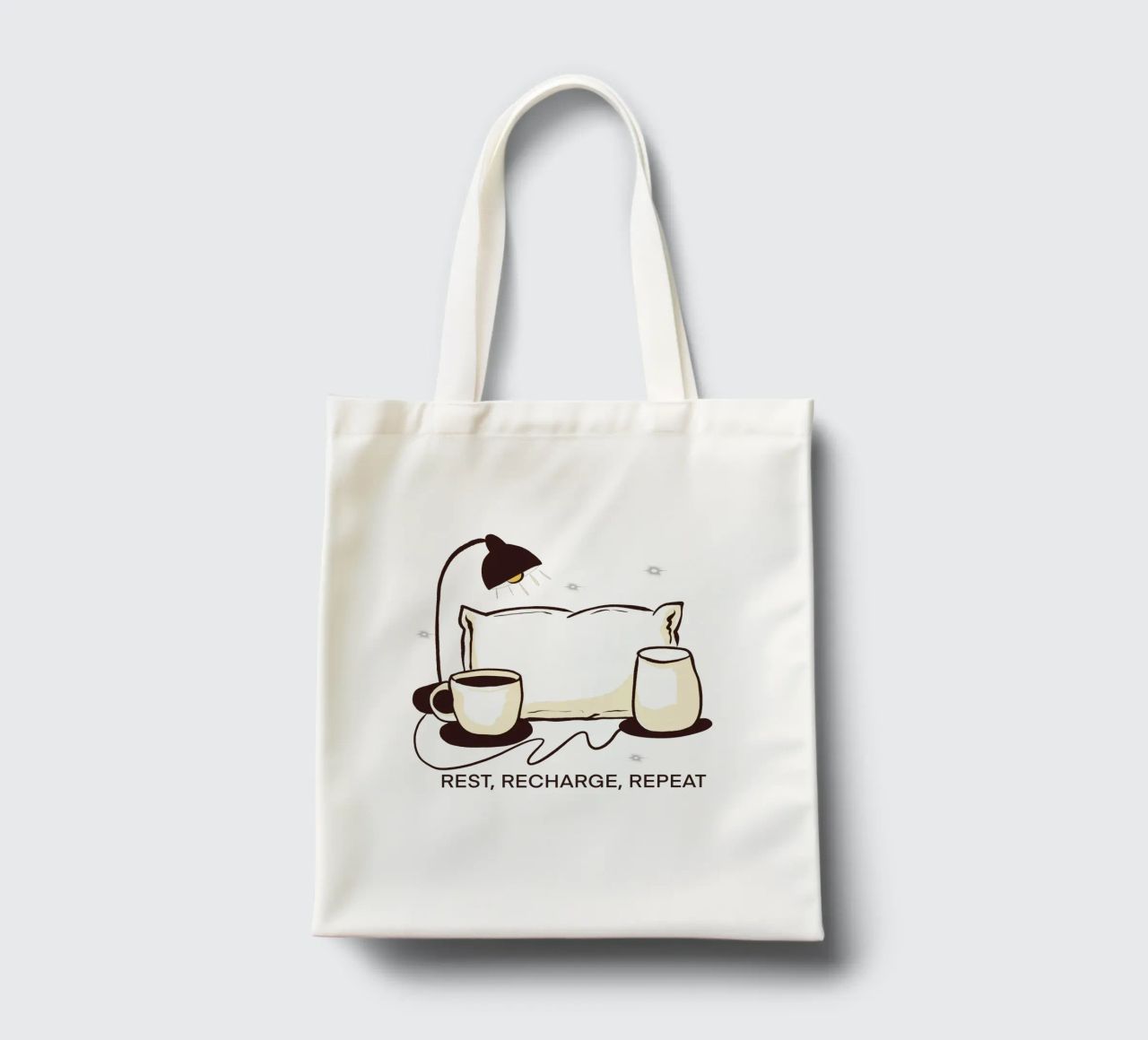 Rest, Recharge, Repeat borsa in juta da edsonramosart