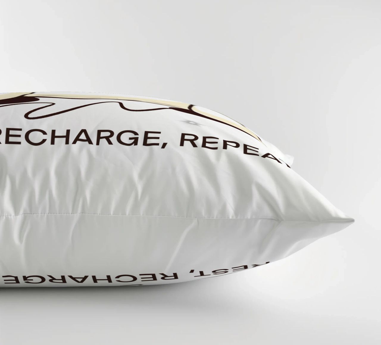 Rest, Recharge, Repeat cuscino da edsonramosart
