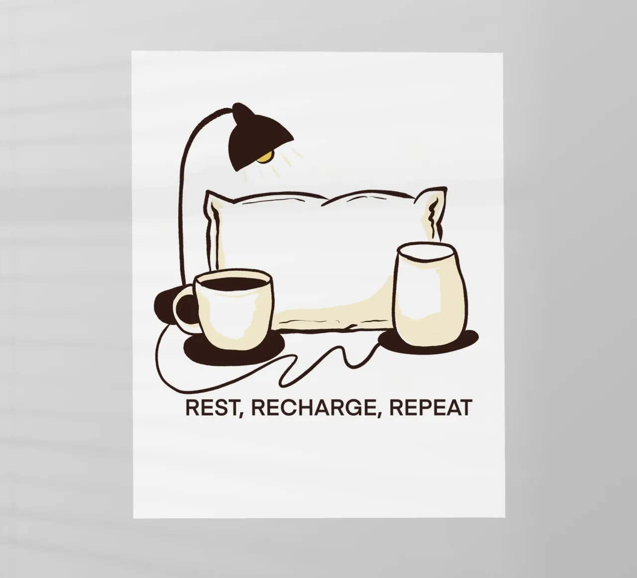 Rest, Recharge, Repeat pellicola backlit da edsonramosart