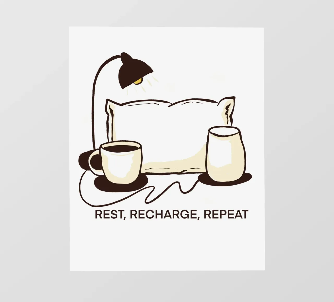 Rest, Recharge, Repeat pellicola backlit da edsonramosart